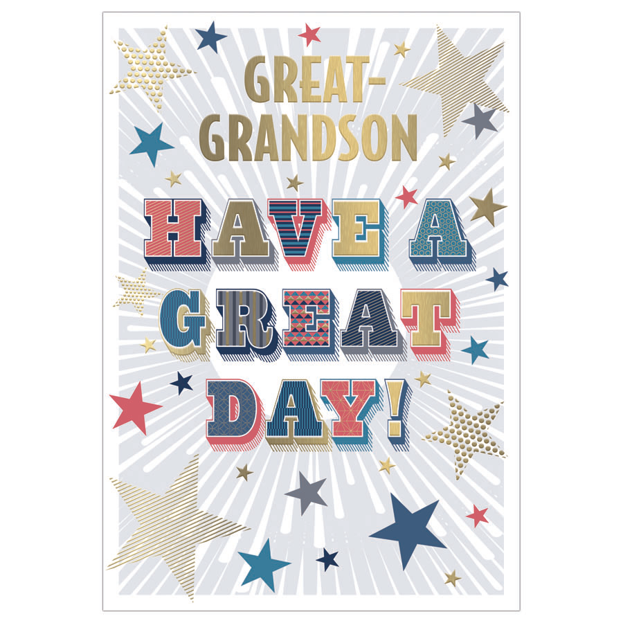 Prelude 6 Pack Cards C50 Birthday Great-Grandson