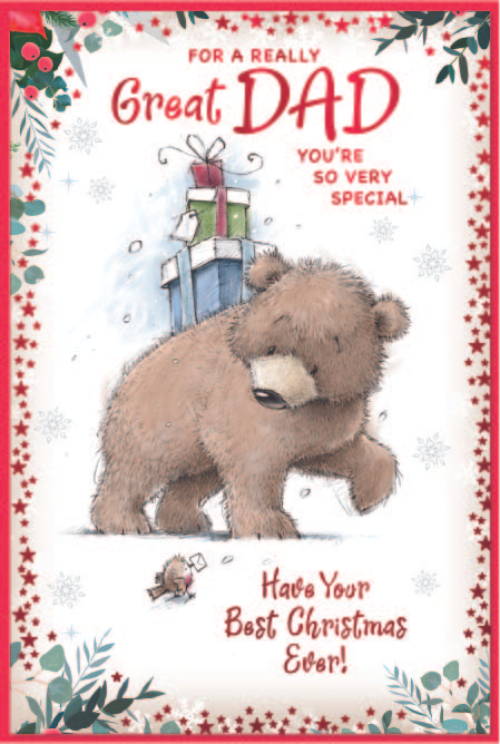 Simon Elvin 6 Pack Cards C75 Christmas Dad