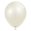 Kalisan Aura Ivory White 12" Latex Balloons 50pk
