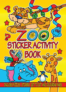 Sticker & Colouring Book Boys A6 24pk