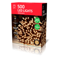 Uncle Bills 500 Pack LED Lights Timer Warm White