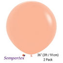 Sempertex Fashion Peach Blush 36" Latex 2pk