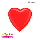 Unique Foil Balloon Red Heart 18