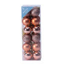 Shatterproof Baubles Champagne 3cm 24 Pack
