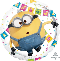 Anagram Minions 2 Otto 18" Round Foil Balloon