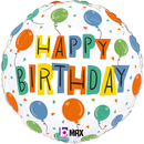 Grabo Birthday Party Balloons 18" Foil Balloon