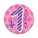 Small Badges Age 1 Female 6pk