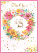 Isabel's Garden 6 Pack Cards C50 Thank You