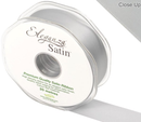 Eleganza Satin Ribbon Silver 25mm x 20m