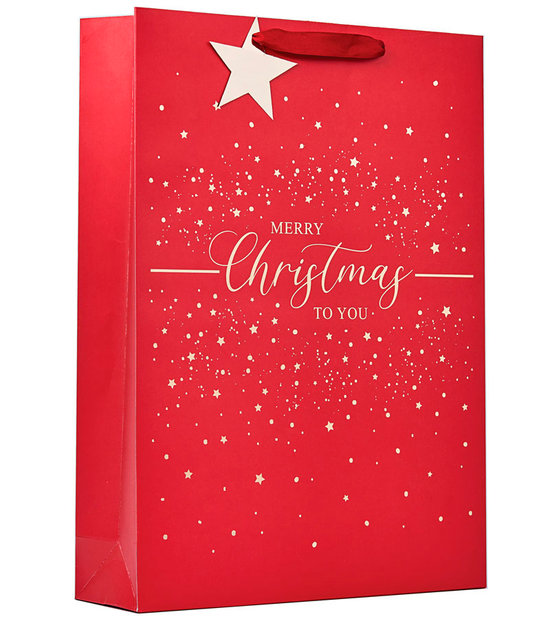 Partisan 6 Pack Gift Bag Merry Xmas Extra Large