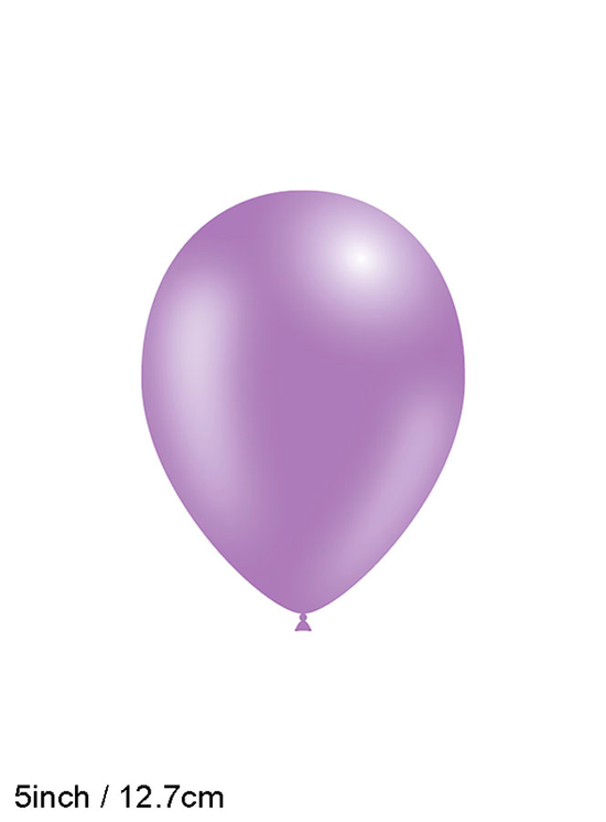 Decotex Pro Metallic Lavender 5" Latex 100pk