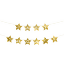 PartyDeco Letter Banner Baby Shower Gold 290cm