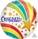 Anagram Congrats Shooting Star 18" Foil Balloon