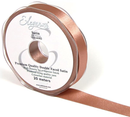 Eleganza Satin Ribbon Deep Rose Gold 15mm x 20m