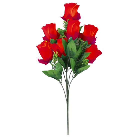 Eurowrap Bouquet Of Roses Red 50cm