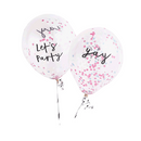 Hootyballoo Confetti 12" Latex Balloons 5pk