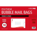 10pk Bubble Mailing Bag Extra Large 350x470mm