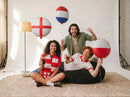 PartyDeco English Flag 18" Foil Balloon
