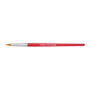 Medium Round Face Painting Brush - Red