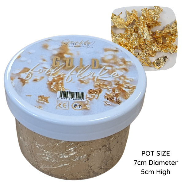 Gold Foil Flakes 200ml