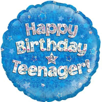 Oaktree Teenager Blue 18" Foil Balloon
