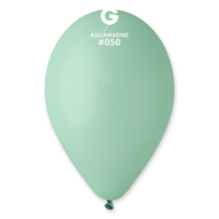 Gemar Standard Aquamarine 13" Latex Balloons 50pk