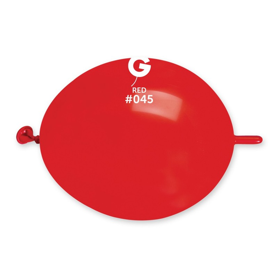 Gemar 100 Pack Latex Balloons Glink Red 6
