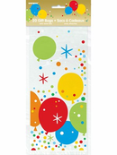 Unique 20 Pack Cello Bags Glitzy Gold Birthday