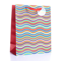 Gift Bag Colourful Waves Medium 6pk