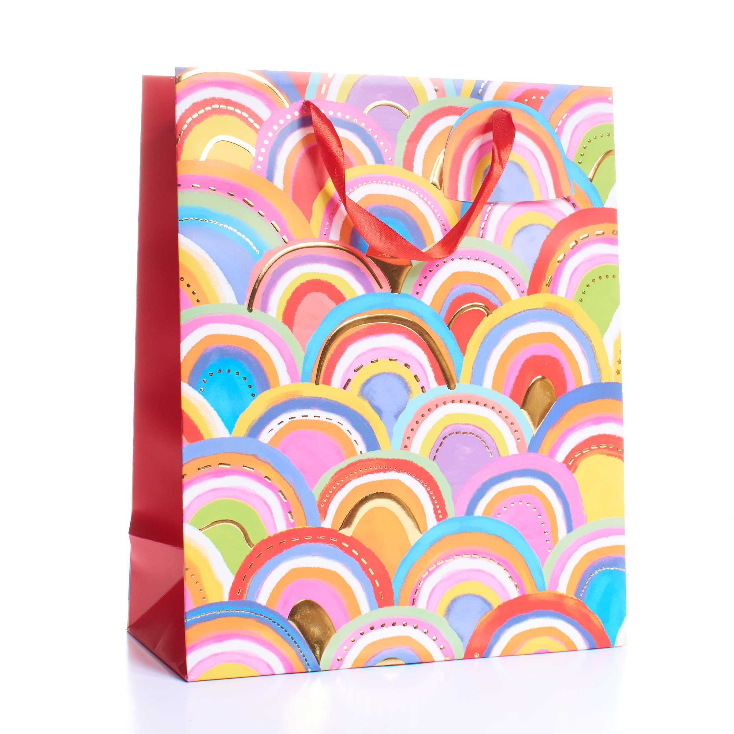 Tiger Feet 6 Pack Gift Bag Rainbow Medium