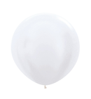 Sempertex 3 Pack Latex Balloons Pearl White 24