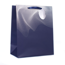 Tiger Feet Gift Bag Navy Swirl Small 6pk