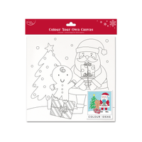 Eurowrap Colour Your Own Christmas Canvas