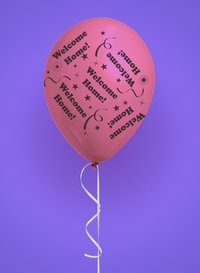 8pk Latex Balloons Welcome Home