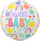 Anagram Sweet Baby Icons 15" Orbz Foil Balloon