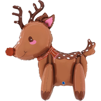 Grabo Foil Balloon Standups Tiny Reindeer 26