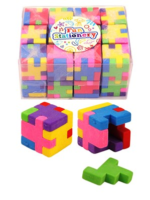 Henbrandt 24 Pack Party Favours Eraser Cube