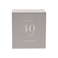 Milestones Mugs Age 40 11oz