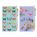 Diary Slim WTV W/Pen Butterfly & Floral 2027 12pk