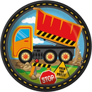 Unique 8 Pack Plates Construction Trucks 9