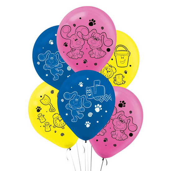 Blue's Clues Printed 11" Latex Balloons 6pk