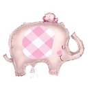 Unique Foil Balloon Elephant Pink 29"
