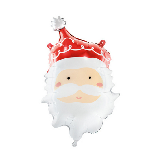 Christmas Santa Head 24" Foil Balloon