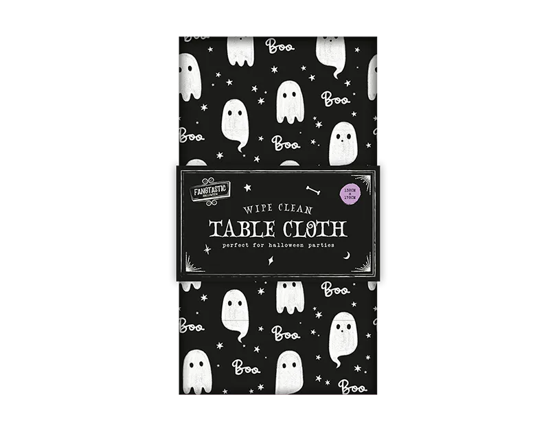 Gem Imports Tablecloth Wipe Clean Spooky