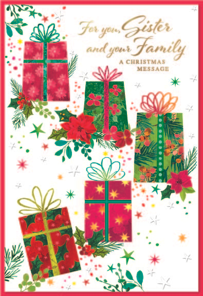 Simon Elvin C50 Christmas Sister & Family 6pk