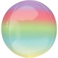 Anagram Foil Balloon 16" Orbz Ombre Rainbow