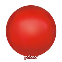 Prima Foil Balloon Red Sphere 40