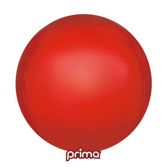Prima Foil Balloon Red Sphere 40