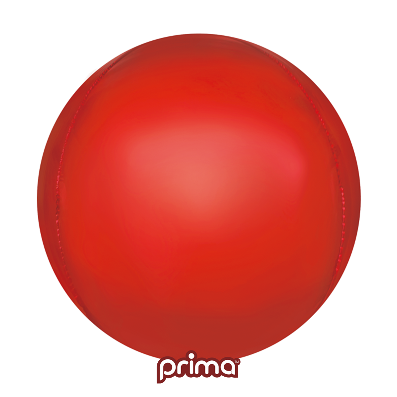 Prima Foil Balloon Red Sphere 40