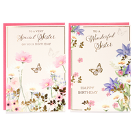 Poppyhill C50 Birthday Sister 12pk